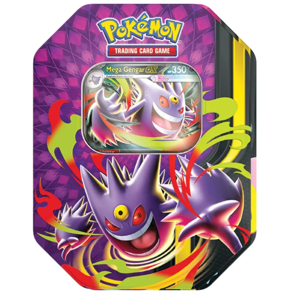 Pokémon TCG: Mega Moonlit Tin gyűjtői kártyacsomag kétféle változatban 1db kép 1