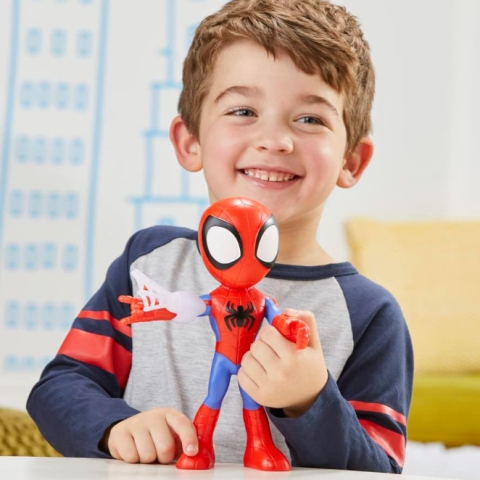 Pókember: Póki és csodálatos barátai Póki játékfigura kiegészítővel 23cm - Hasbro kép 3