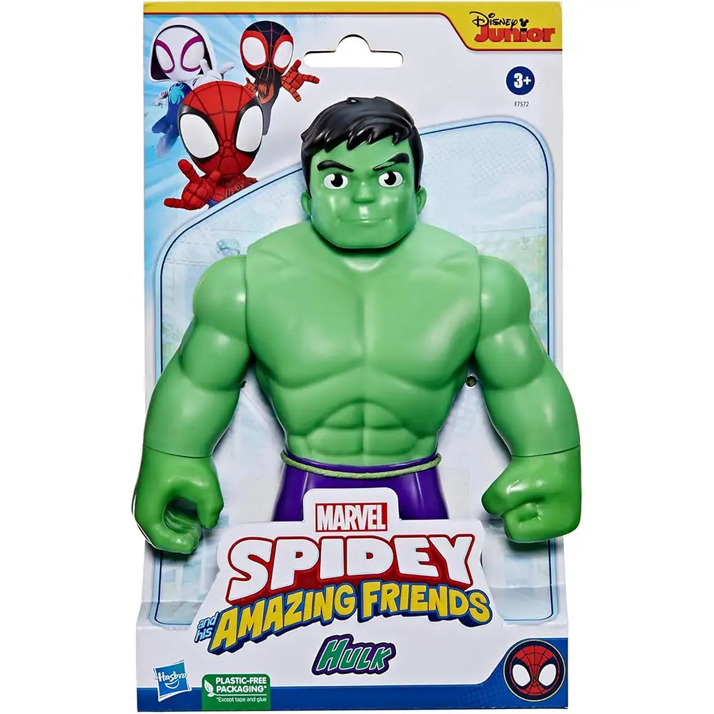 Pókember: Póki és csodálatos barátai Supersized Hulk figura - Hasbro kép 1