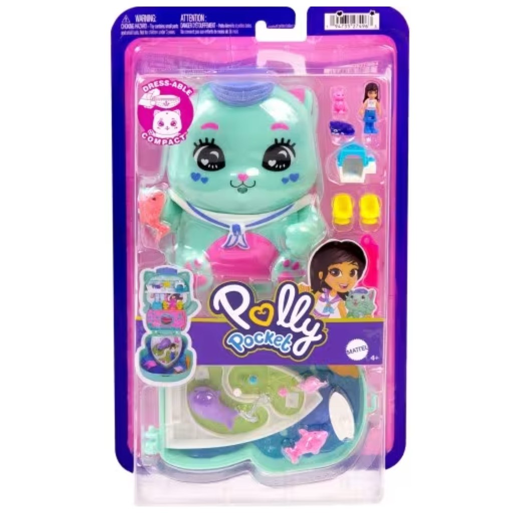 Polly Pocket: Cicás közepes szett - Mattel kép 1