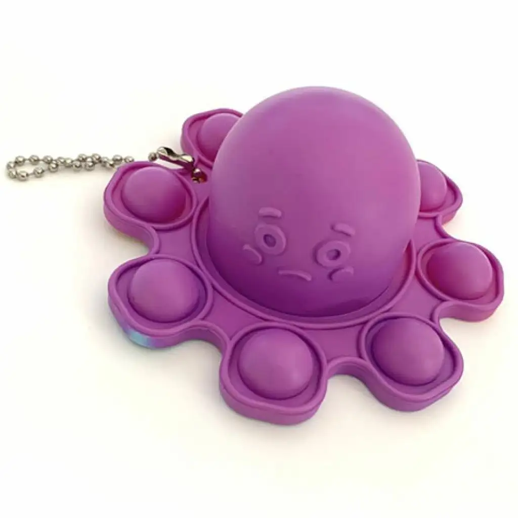 Pop it polip kulcstartó többféle színben kép 1