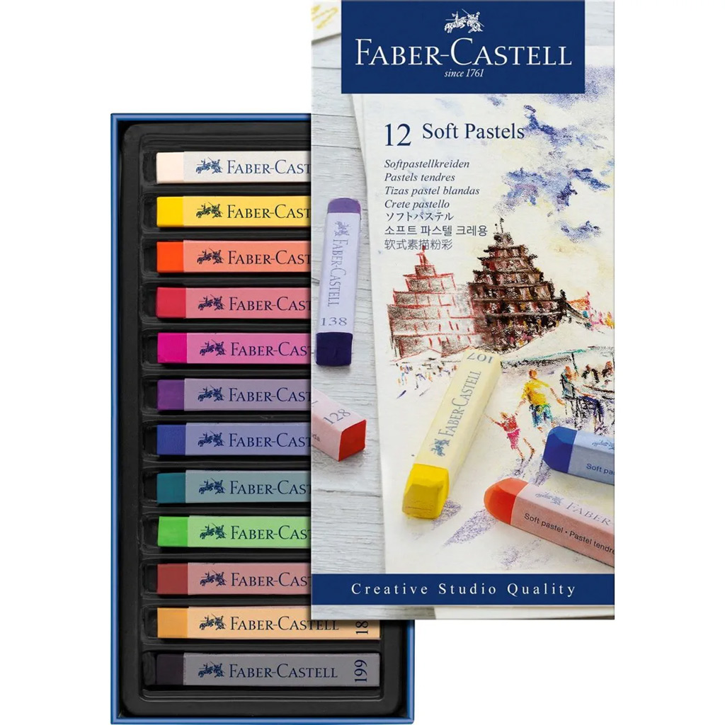 Faber-Castell: Porpasztellkréta készlet 12db-os kép 2