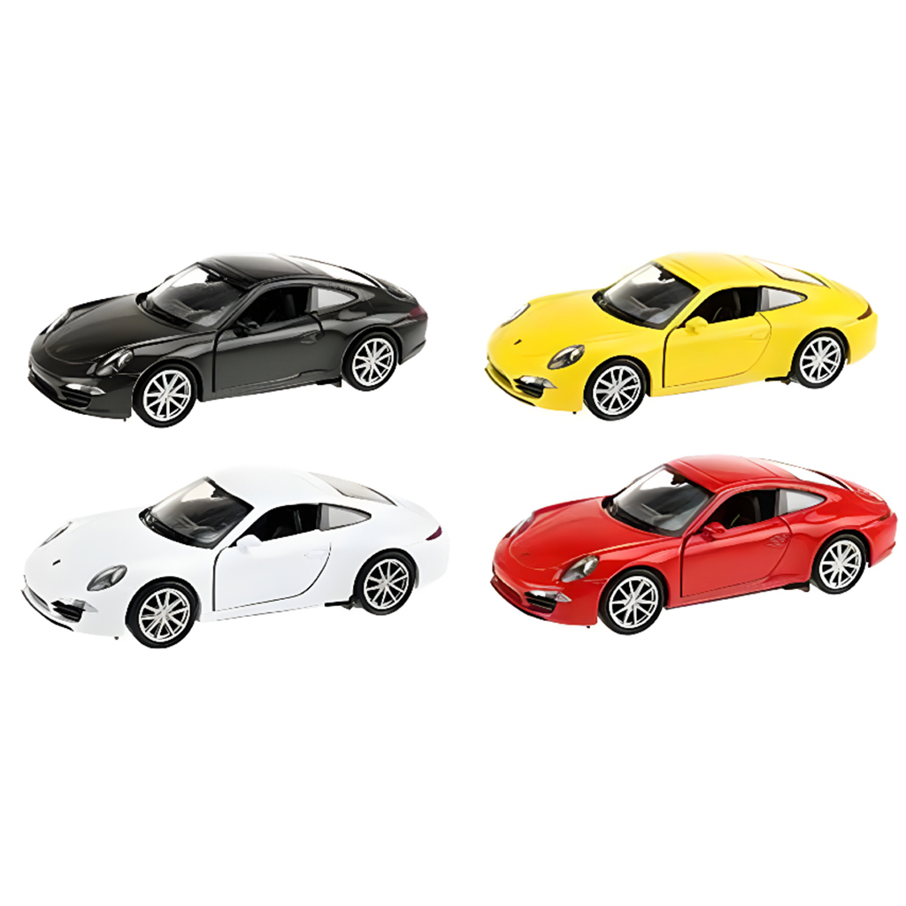 Welly: Porsche 911 Carrera S fém kisautó modell többféle változatban 11cm kép 1