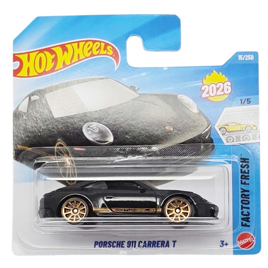 Hot Wheels: Porsche 911 Carrera T kisautó 1/64 - Mattel kép 1