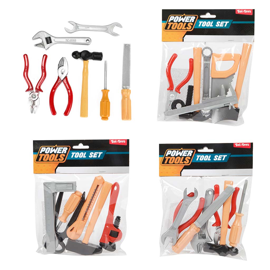 Power Tools Barkács szett 7db-os többféle változatban 1db kép 1