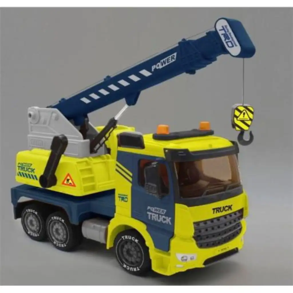 Power Truck emelődarus teherautó fénnyel és hanggal 40cm kép 1