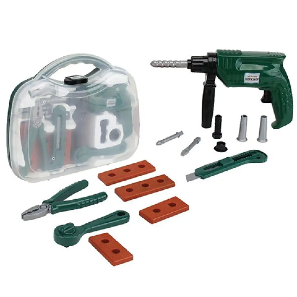 PowerTool szerszámos készlet fúróval kép 2