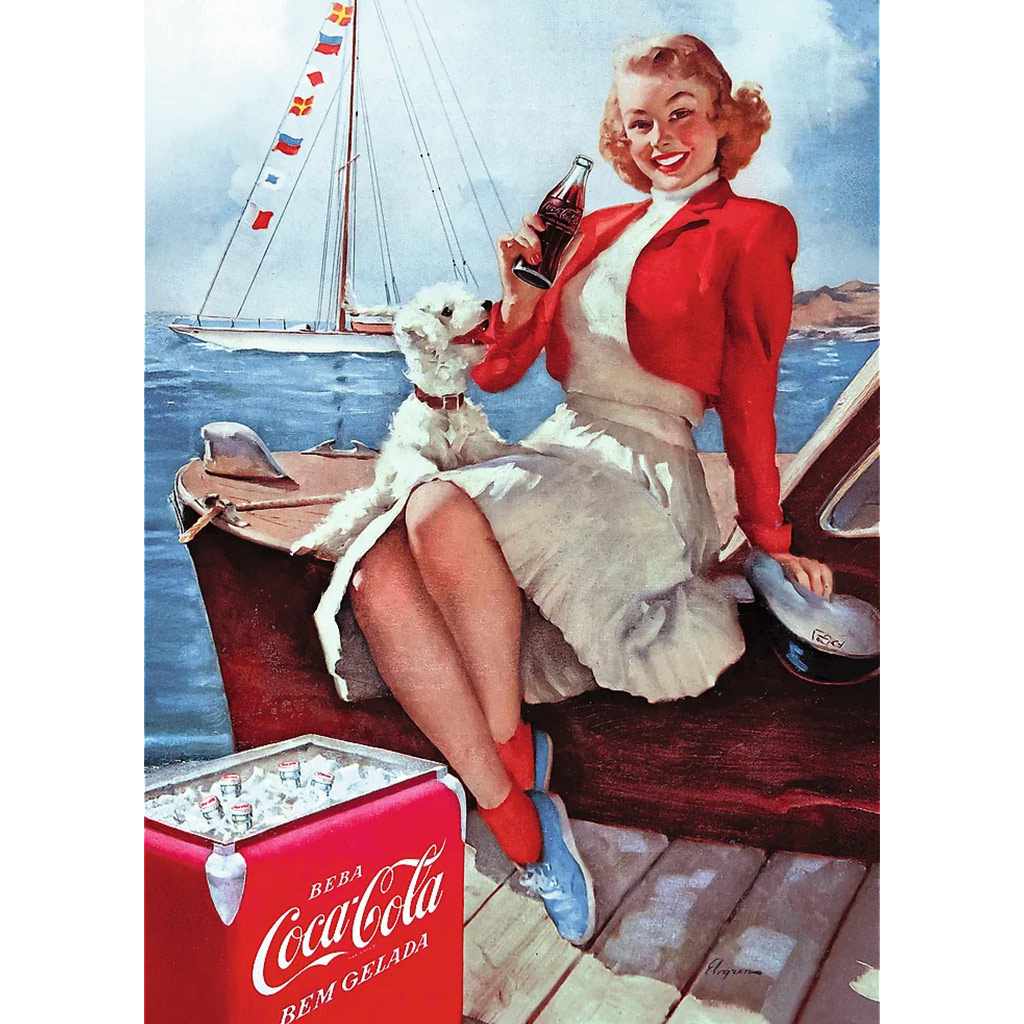 Coca-Cola tengerparti szünet 1000db-os Prémium plus quality puzzle - Trefl kép 2