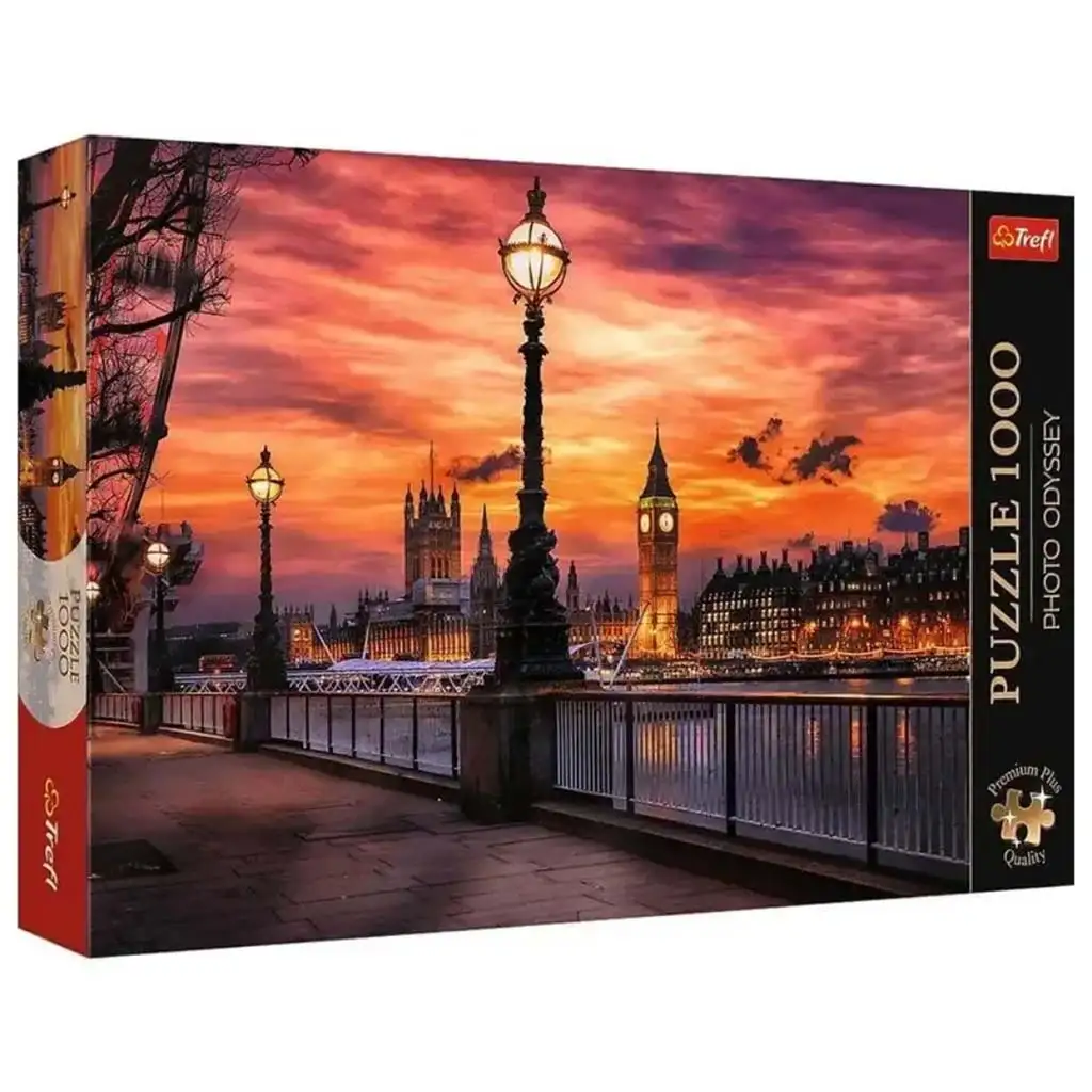 Big Ben, London 1000db-os prémium puzzle - Trefl kép 1