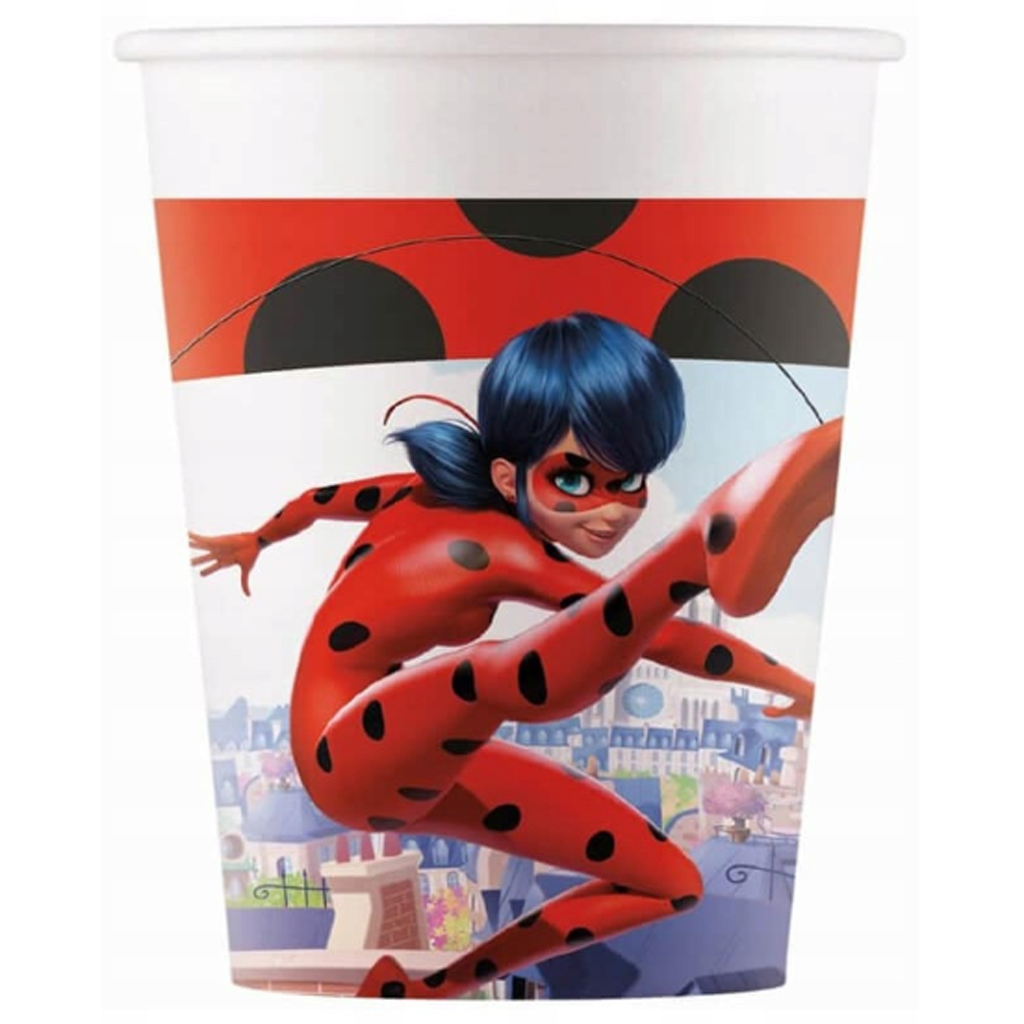 Miraculous kalandja papírpohár 8db-os szett 200ml kép 1