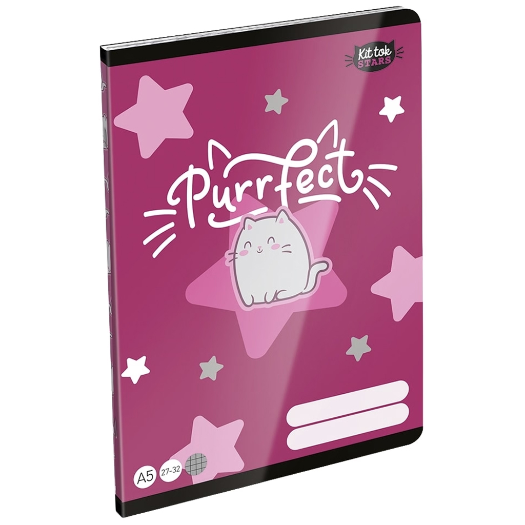 ICO: LizzySuli Kittok Stars Purrfect kockás füzet A/5 27-32 kép 1