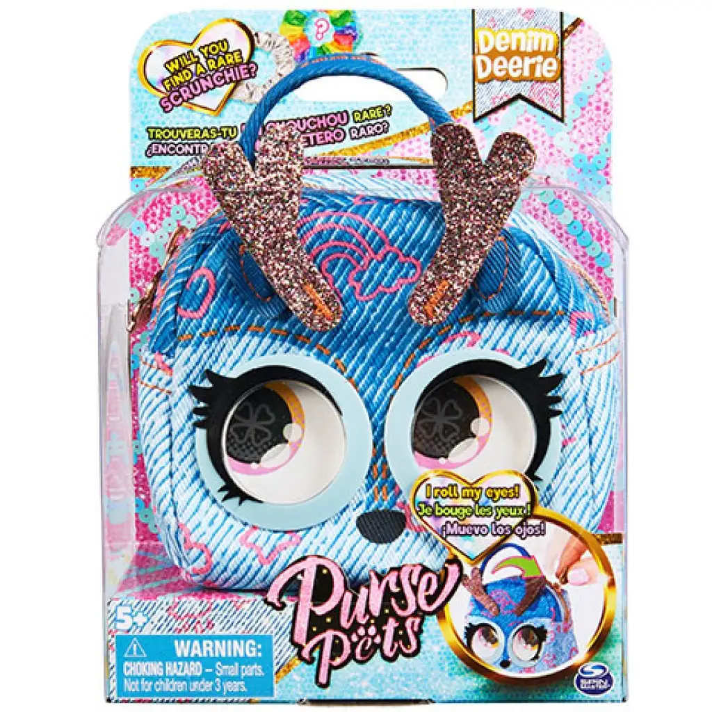 Purse Pets: Denim Deerie Micro táska - Spin Master kép 1