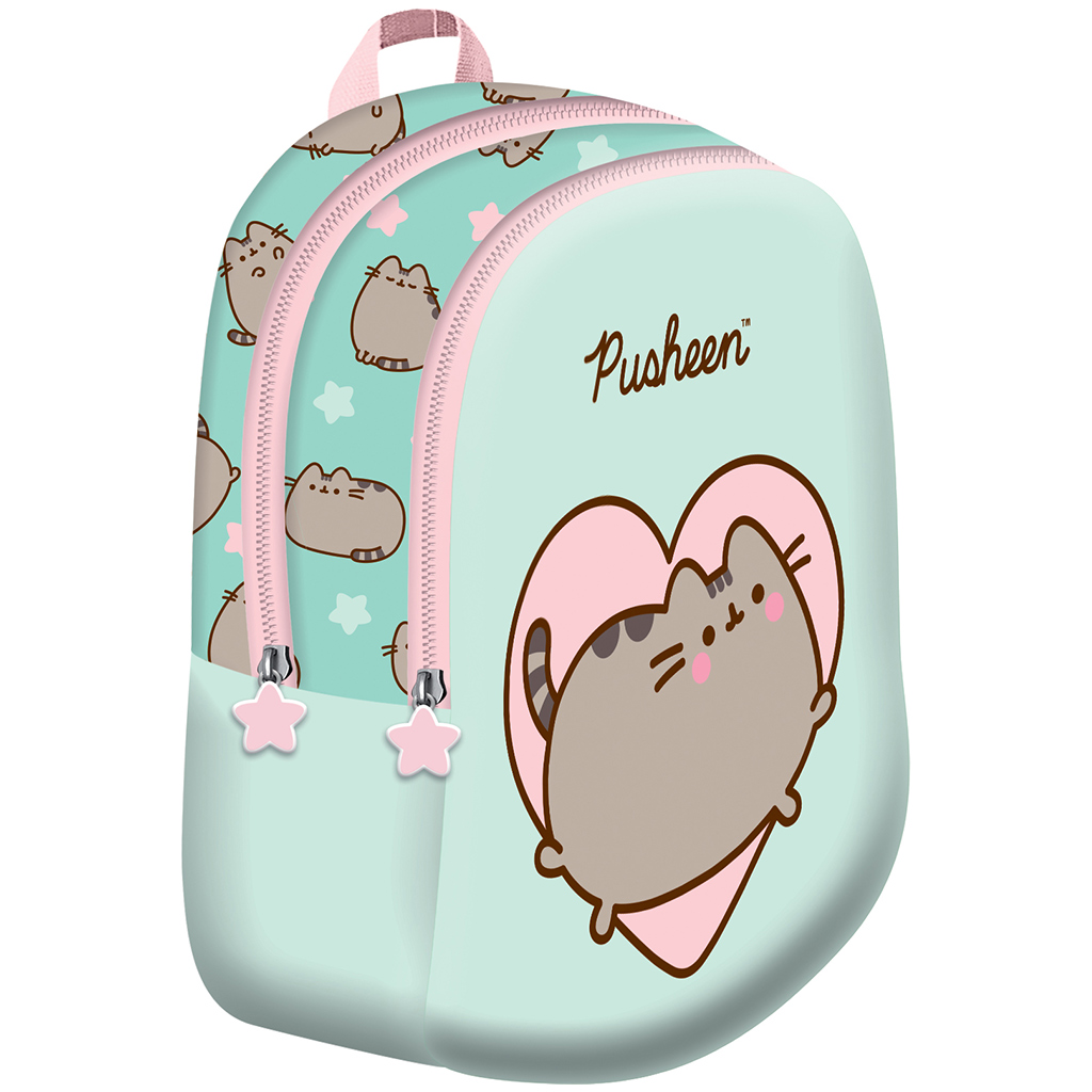 Pusheen menta ovis hátizsák 28x23x13cm kép 1
