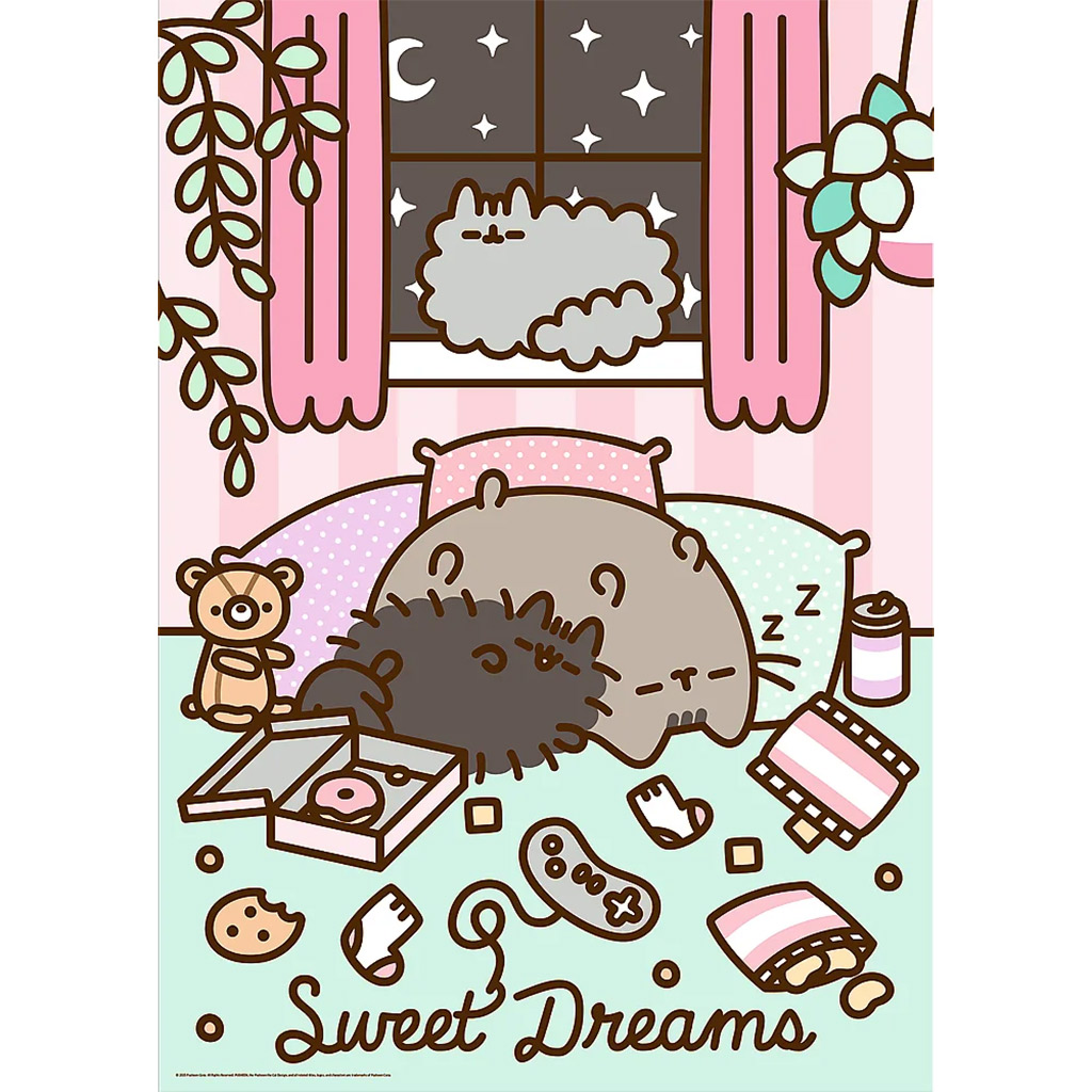 Pusheen édes álmok 1000db-os Prémium plus quality puzzle - Trefl kép 2