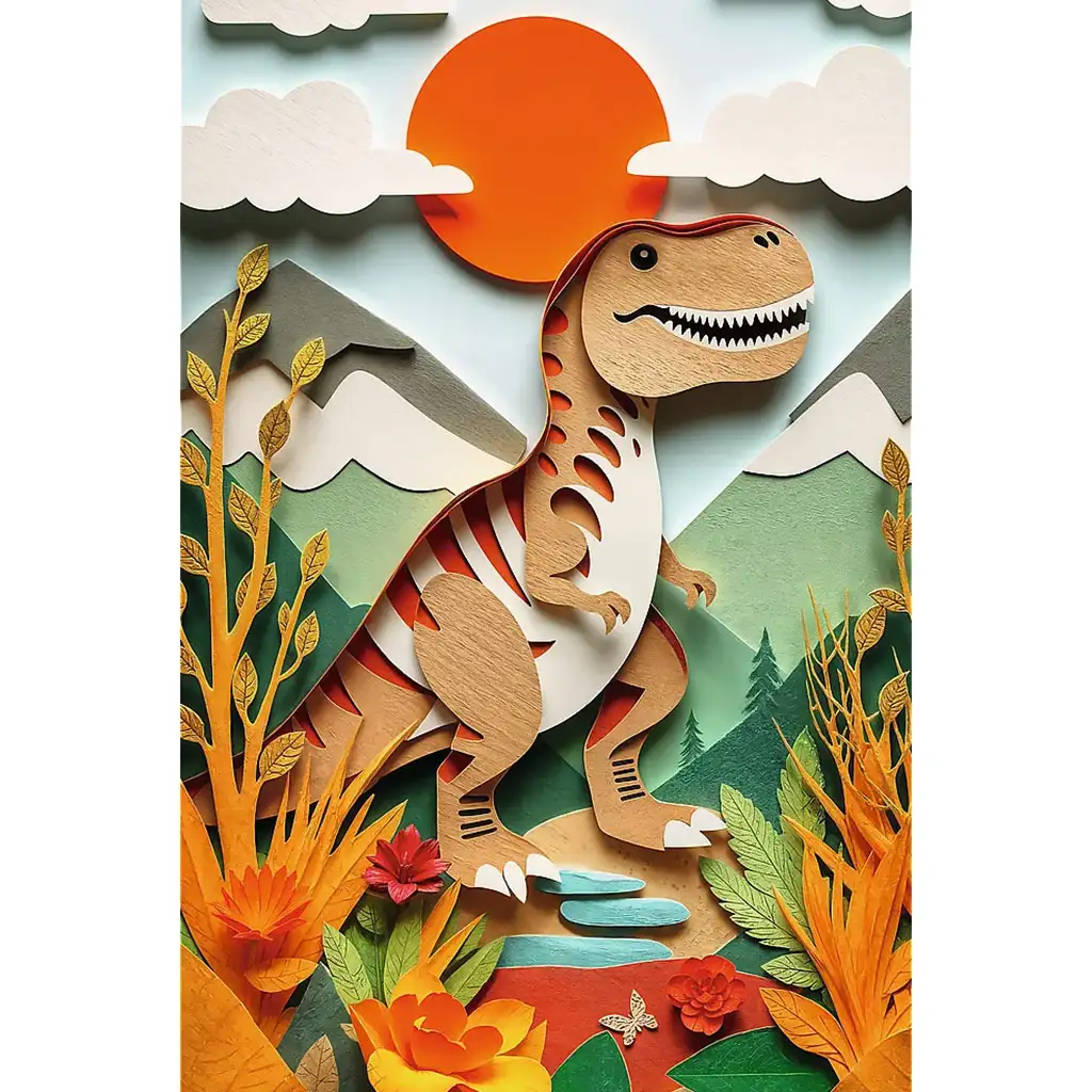 Dínók birodalma T-Rex kalandjai 160db-os puzzle - Trefl kép 2