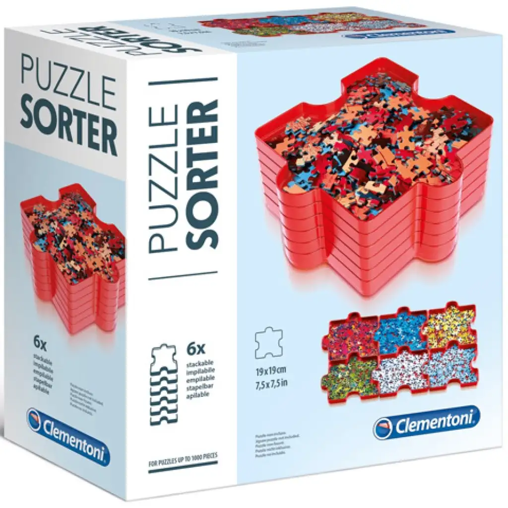 Puzzle szortírozó tálca 6db-os szett - Clementoni kép 1