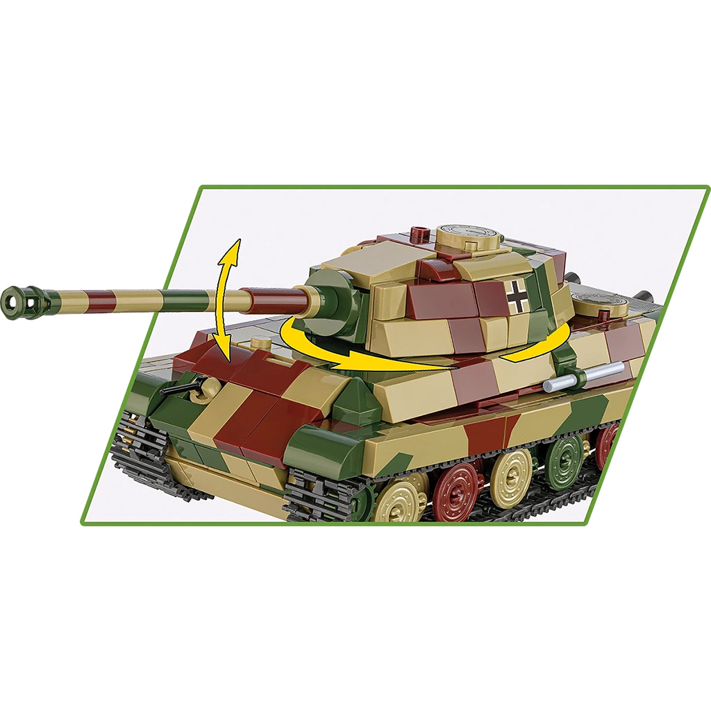 COBI: Pz.Kpfw. VI B Tiger II „Királytigris” építőjáték (2732) kép 3