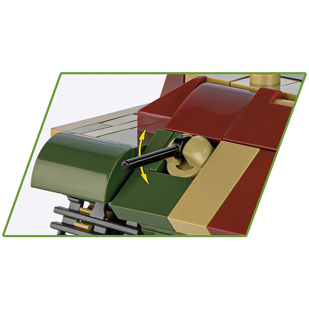 COBI: Pz.Kpfw. VI B Tiger II „Királytigris” építőjáték (2732) kép 4