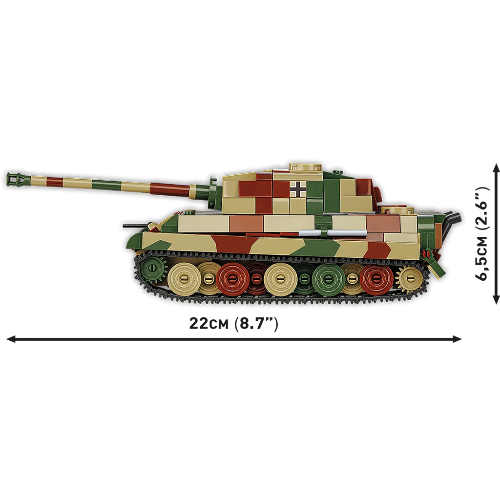 COBI: Pz.Kpfw. VI B Tiger II „Királytigris” építőjáték (2732) kép 5