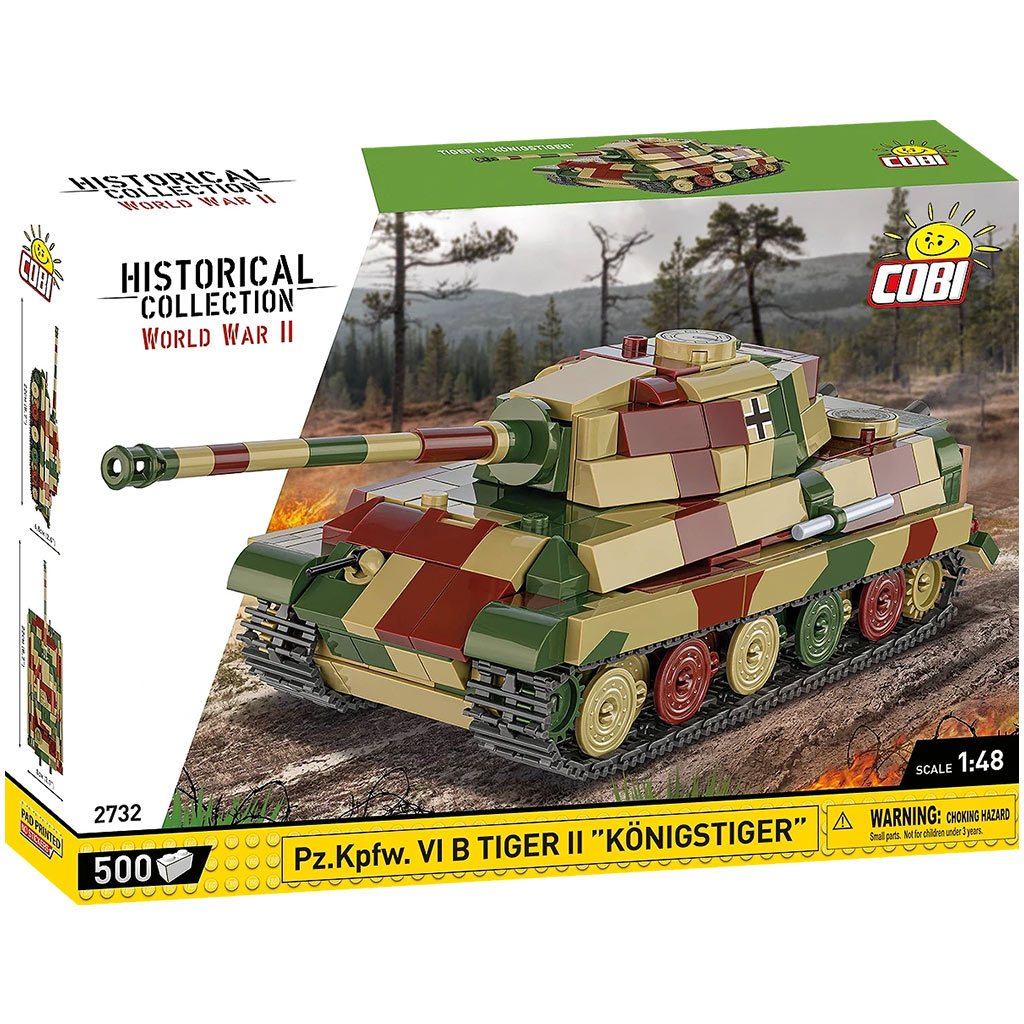 COBI: Pz.Kpfw. VI B Tiger II „Királytigris” építőjáték (2732) kép 1
