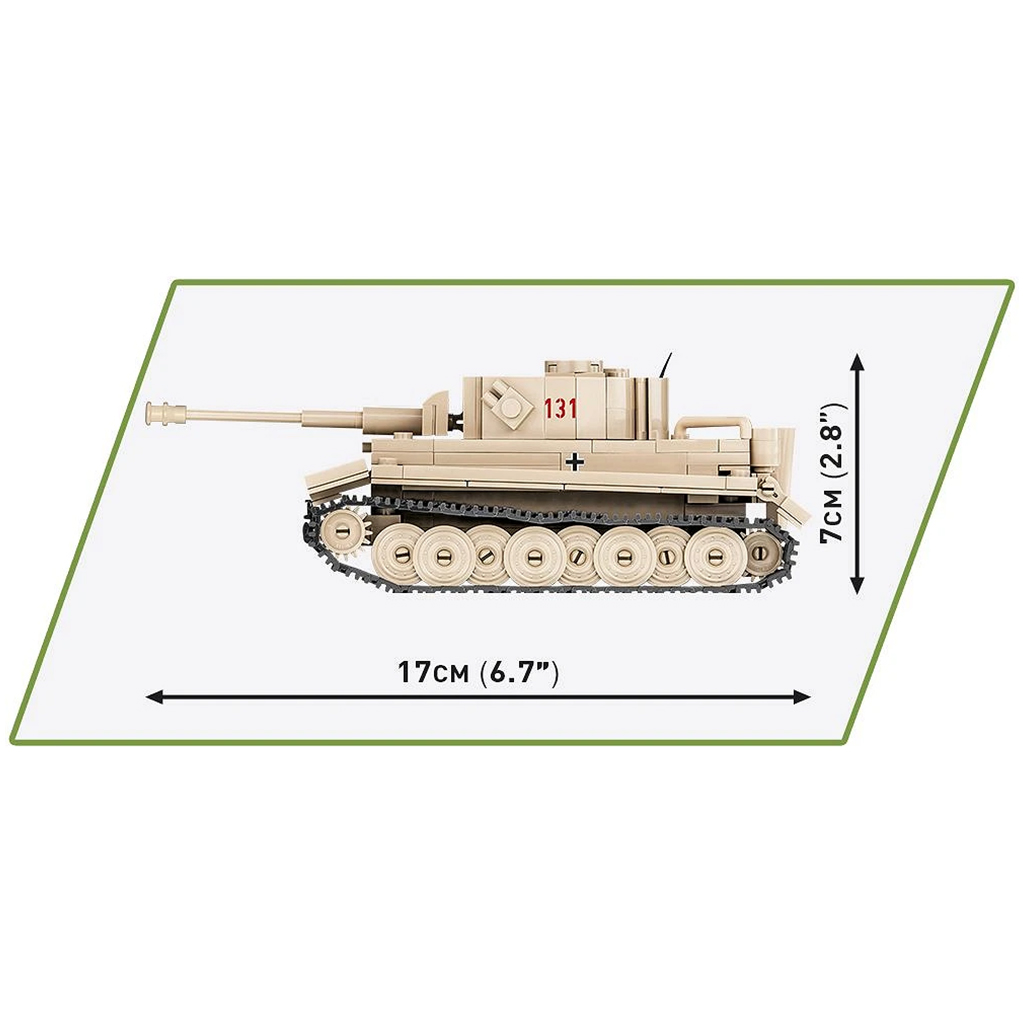 COBI: Pzkpfw VI Tiger 131 tank építőjáték (2710) kép 5