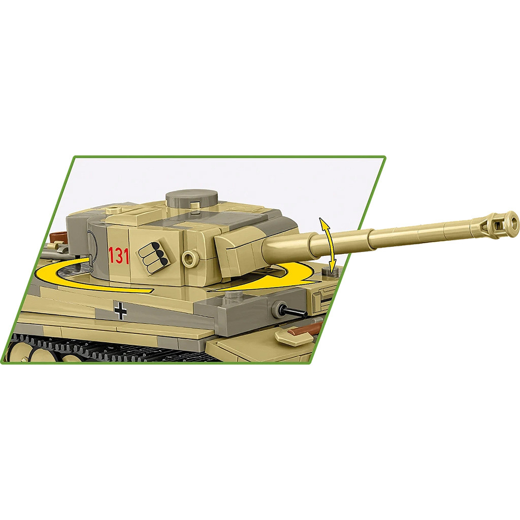 COBI: Panzer VI Tiger I „131” építőjáték (2734) kép 3
