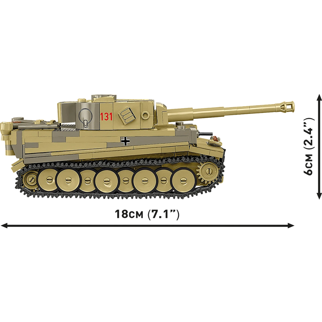 COBI: Panzer VI Tiger I „131” építőjáték (2734) kép 5