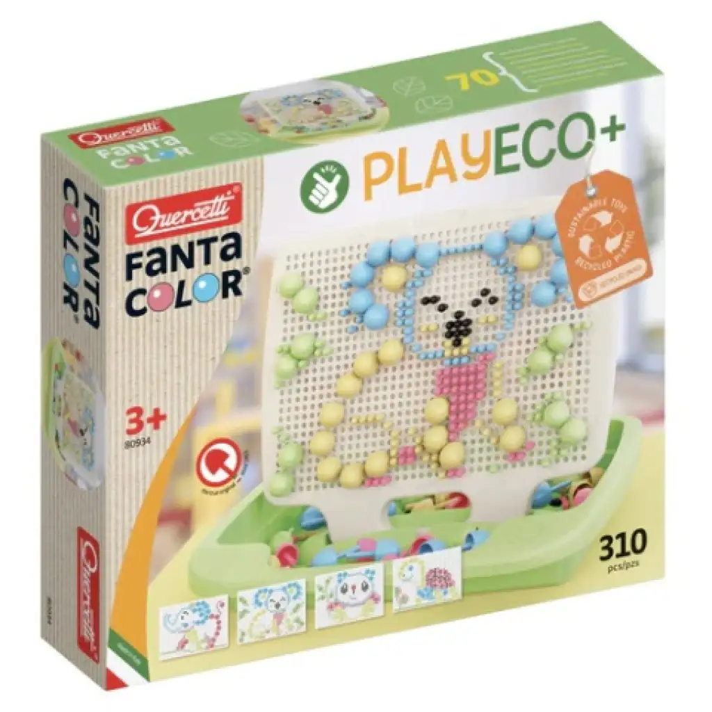 Quercetti: Play Eco Fanta Color 310db-os pötyi szett kép 1