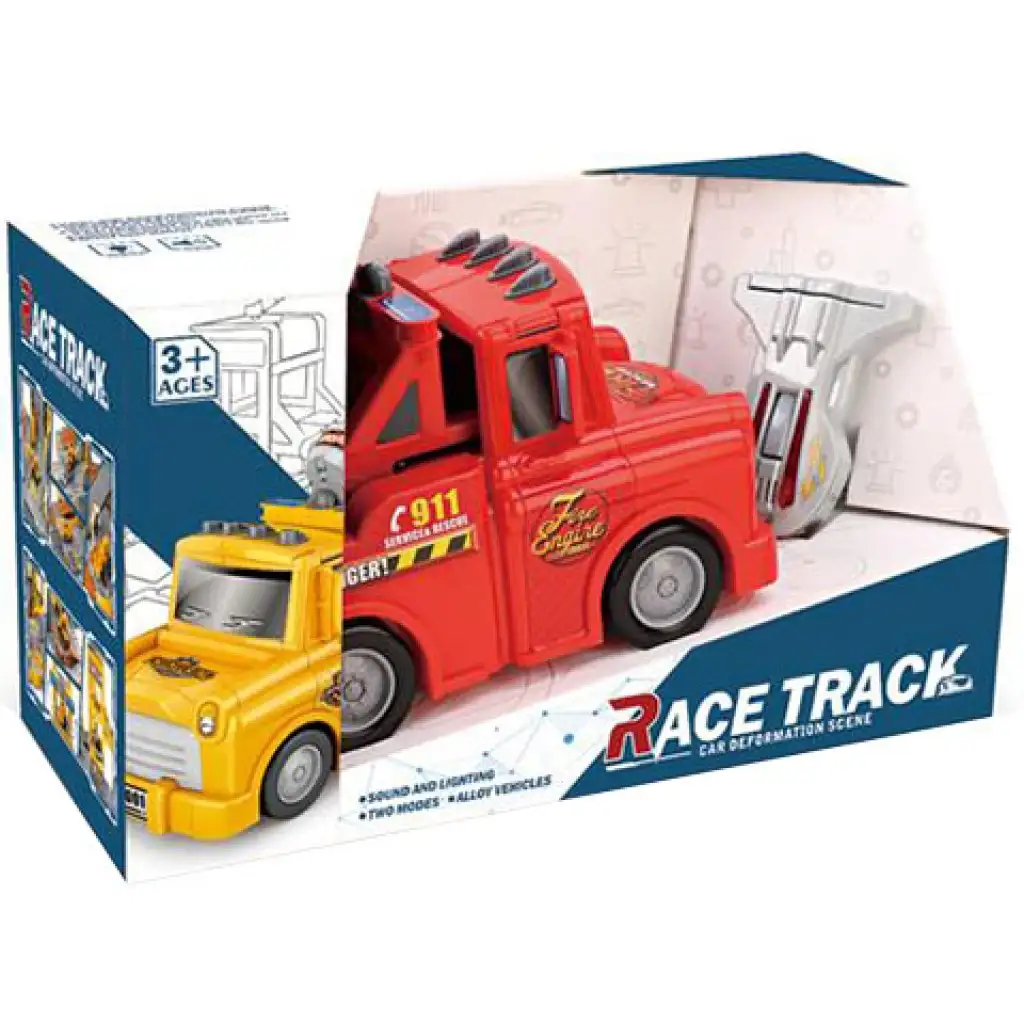 Race Truck átalakuló parkolóház fénnyel és hanggal kép 1
