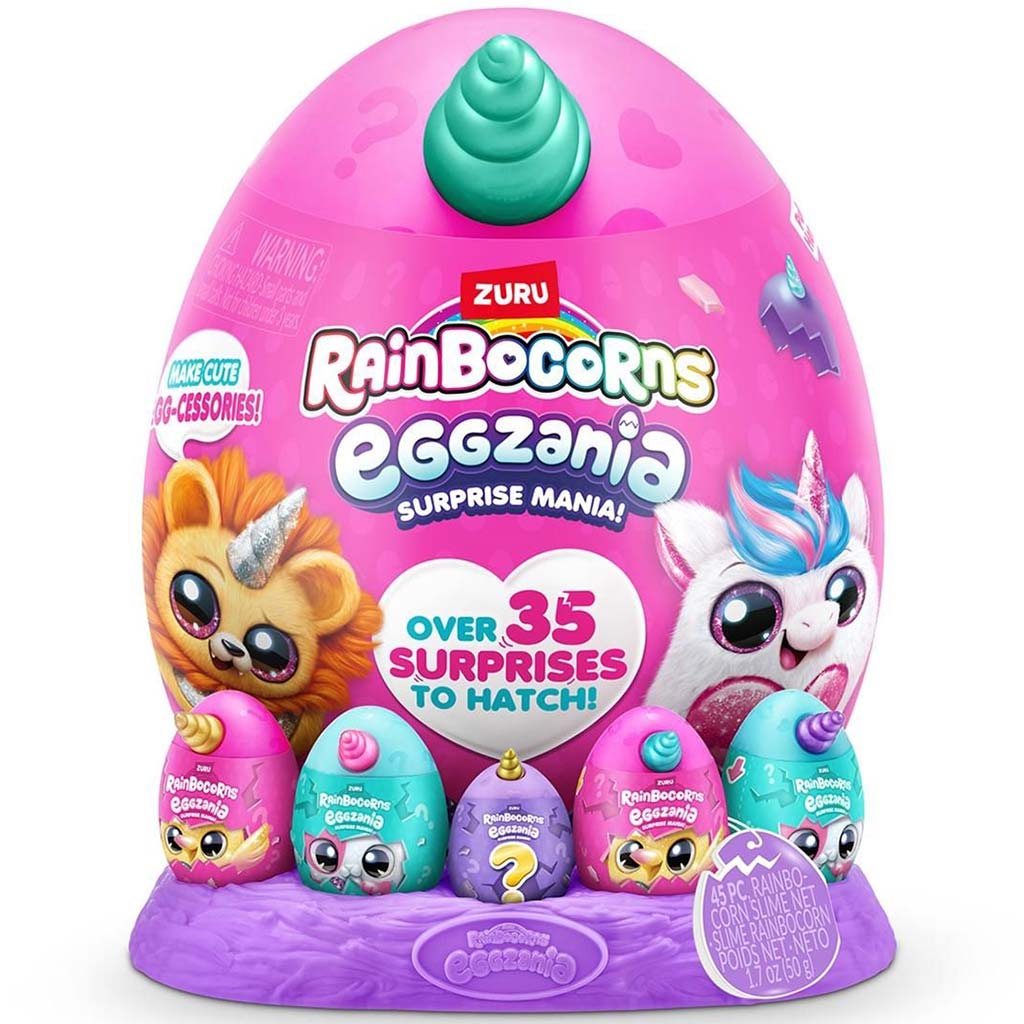 Rainbocorns: Eggzania meglepetés tojás plüssfigurával többféle változatban 1db kép 1
