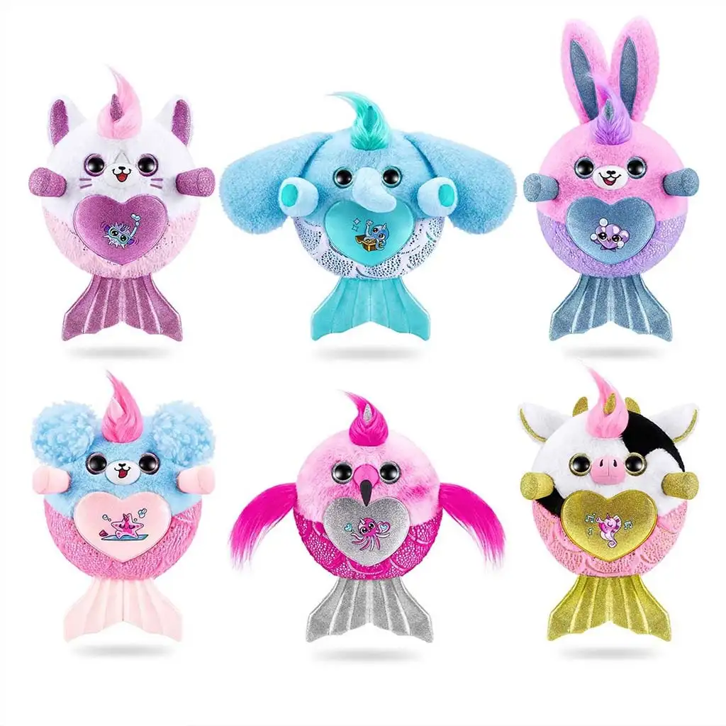 Rainbocorns: Mermaidcorn S5 Meglepetés tojás sellőkornis plüssfigura többféle változatban 1db kép 2