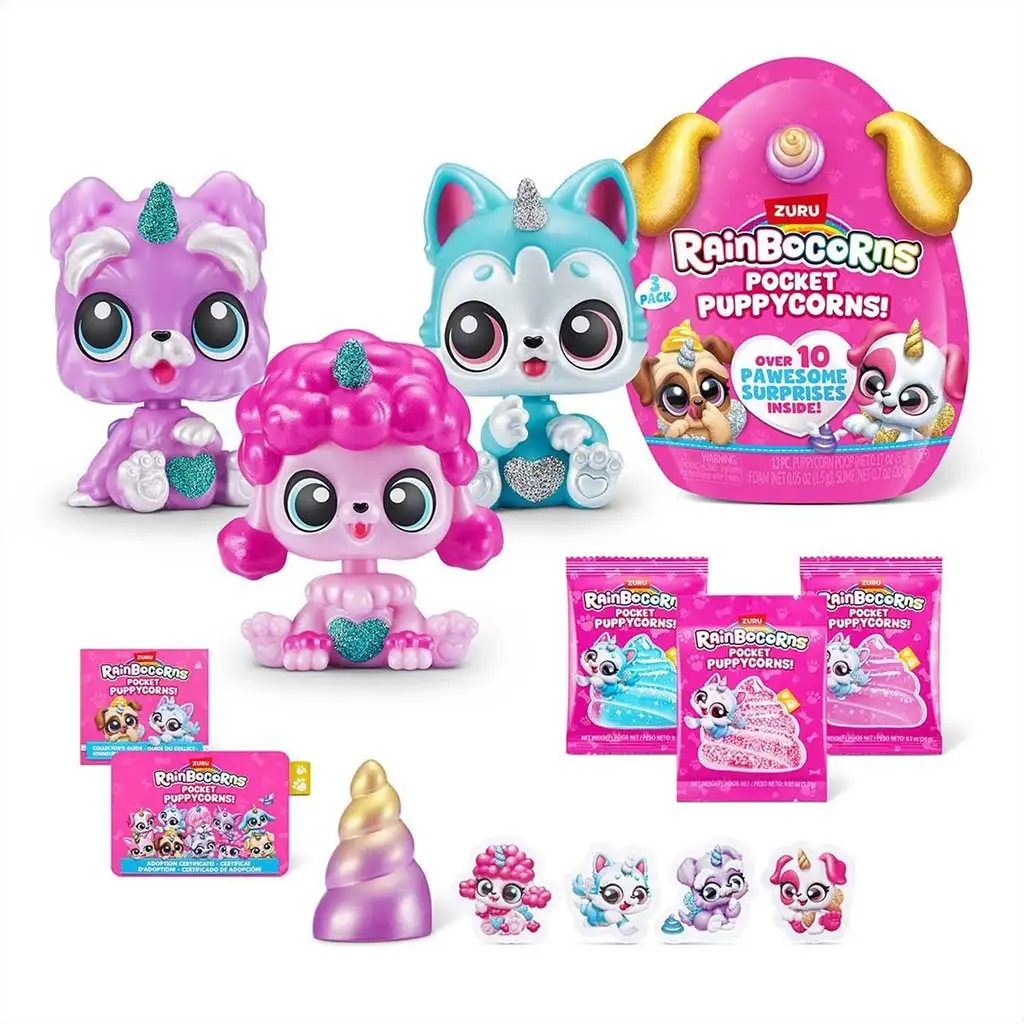Rainbocorns: Pocket Puppycorn meglepetés kutyus többféle változatban 1db kép 5