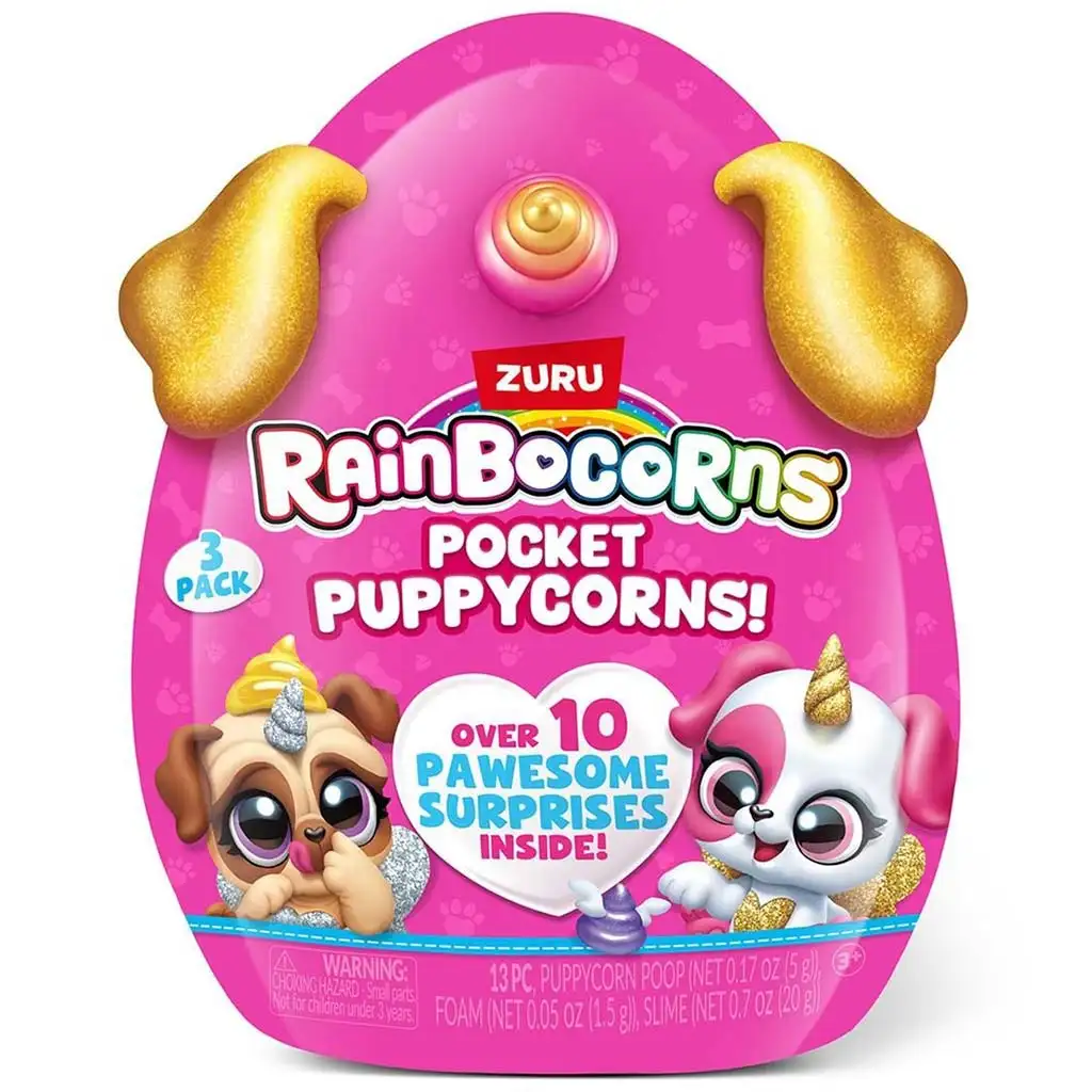 Rainbocorns: Pocket Puppycorn meglepetés kutyus többféle változatban 1db kép 1