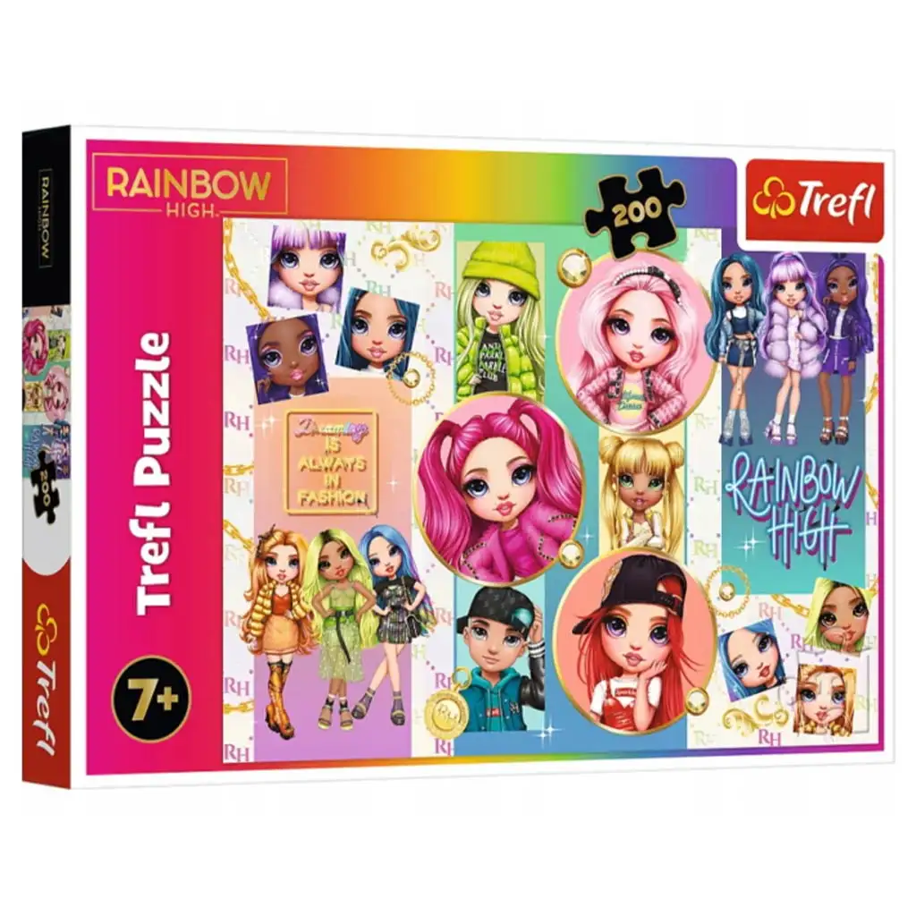 Rainbow High: Színes barátság 200db-os puzzle - Trefl kép 1