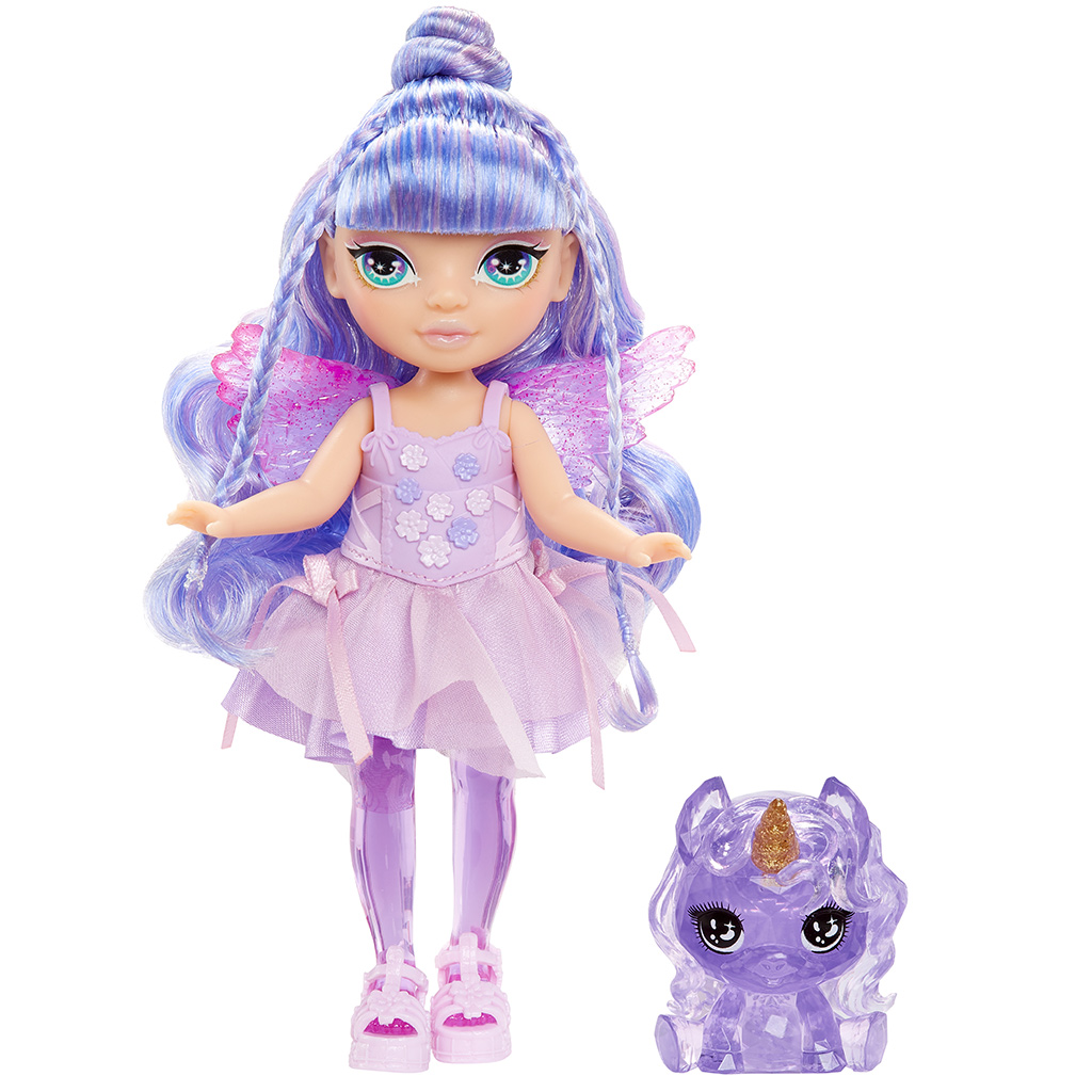 Rainbow High Littles szivárvány tündér Amethyst Willow baba kép 2
