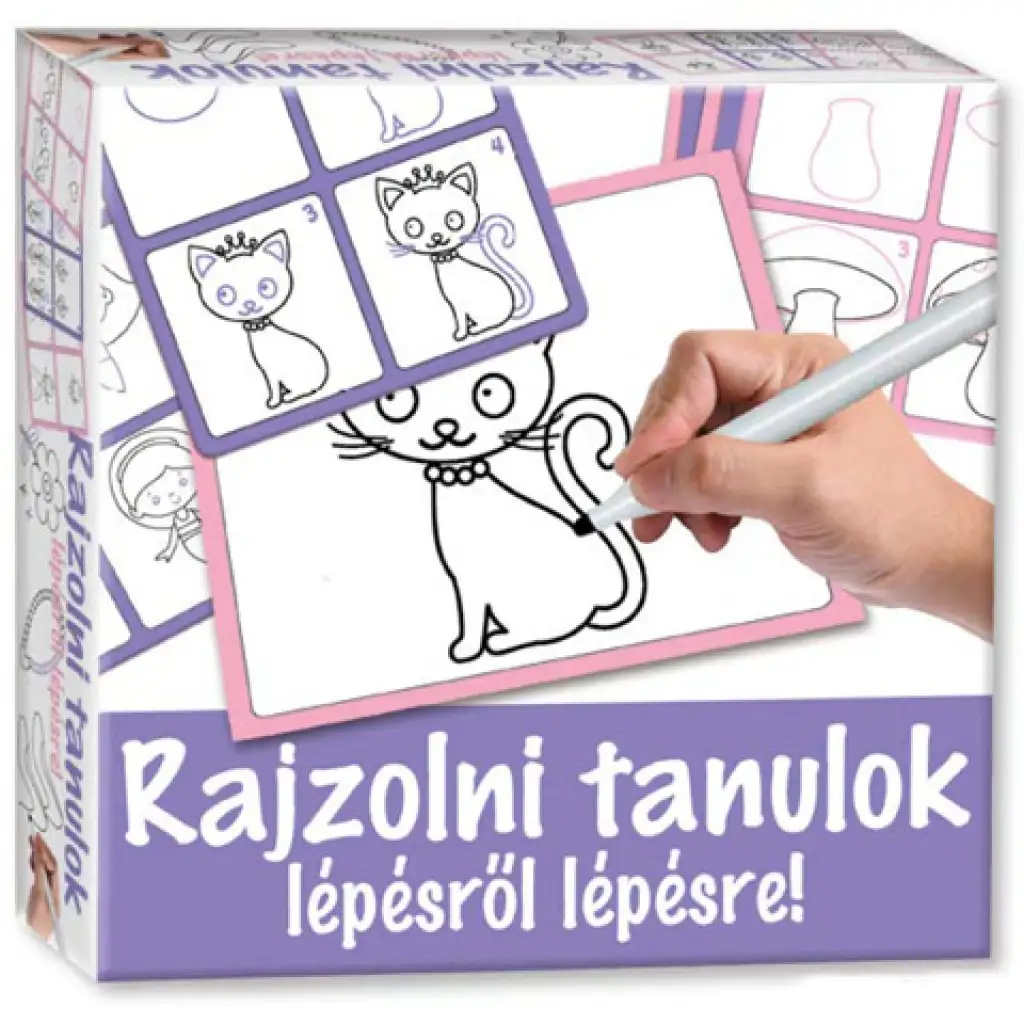 Rajzolni tanulok lányos fejlesztő játék kép 1