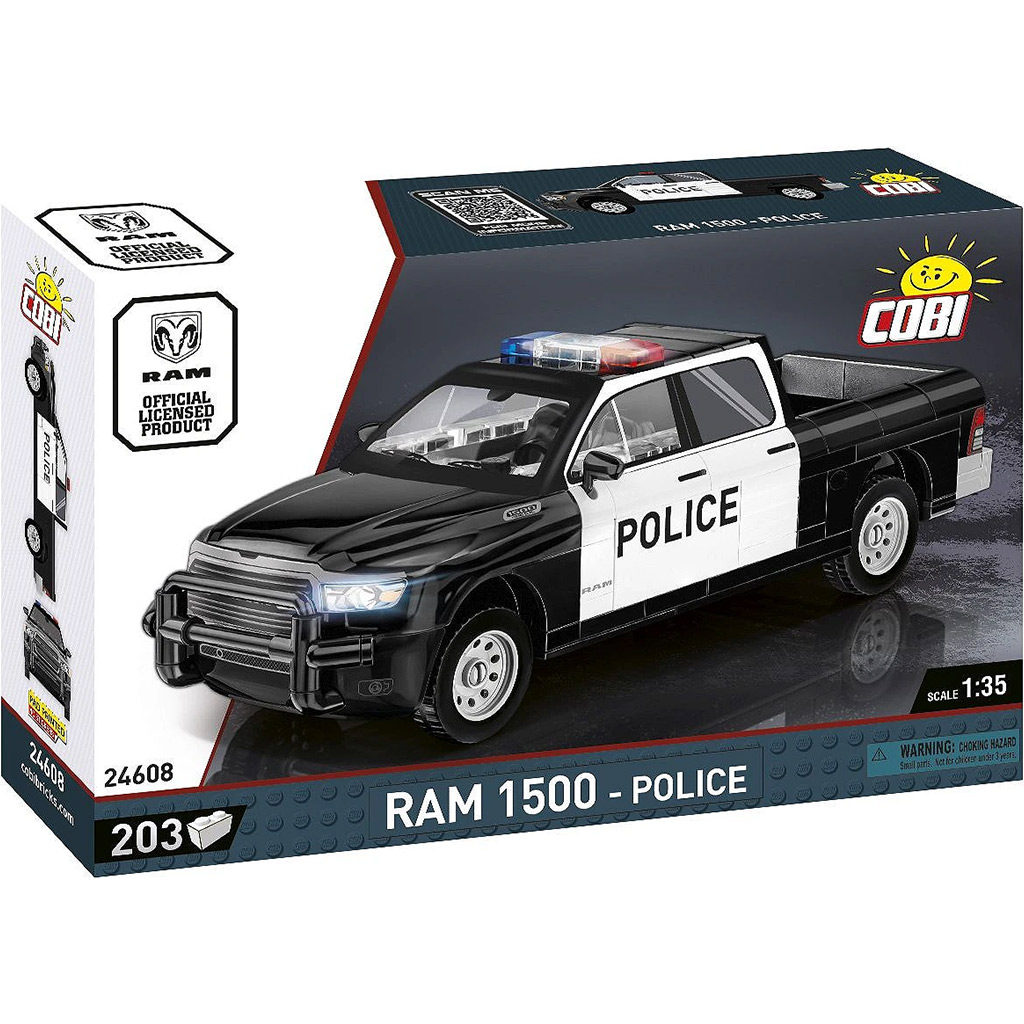 COBI: Dodge RAM 1500 rendőrautó építőjáték (24608) kép 1