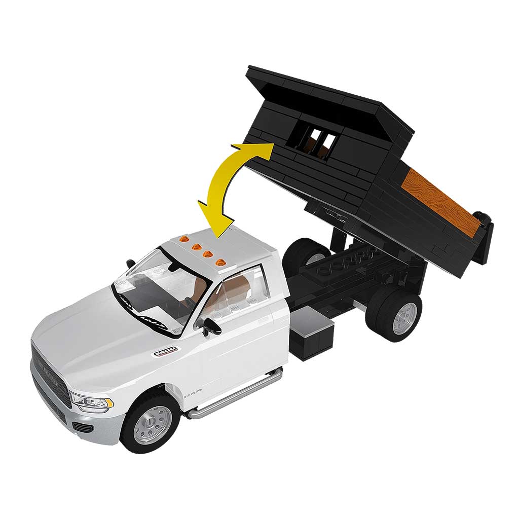 COBI: RAM 3500 Dump Truck autó építőjáték (24659) kép 3