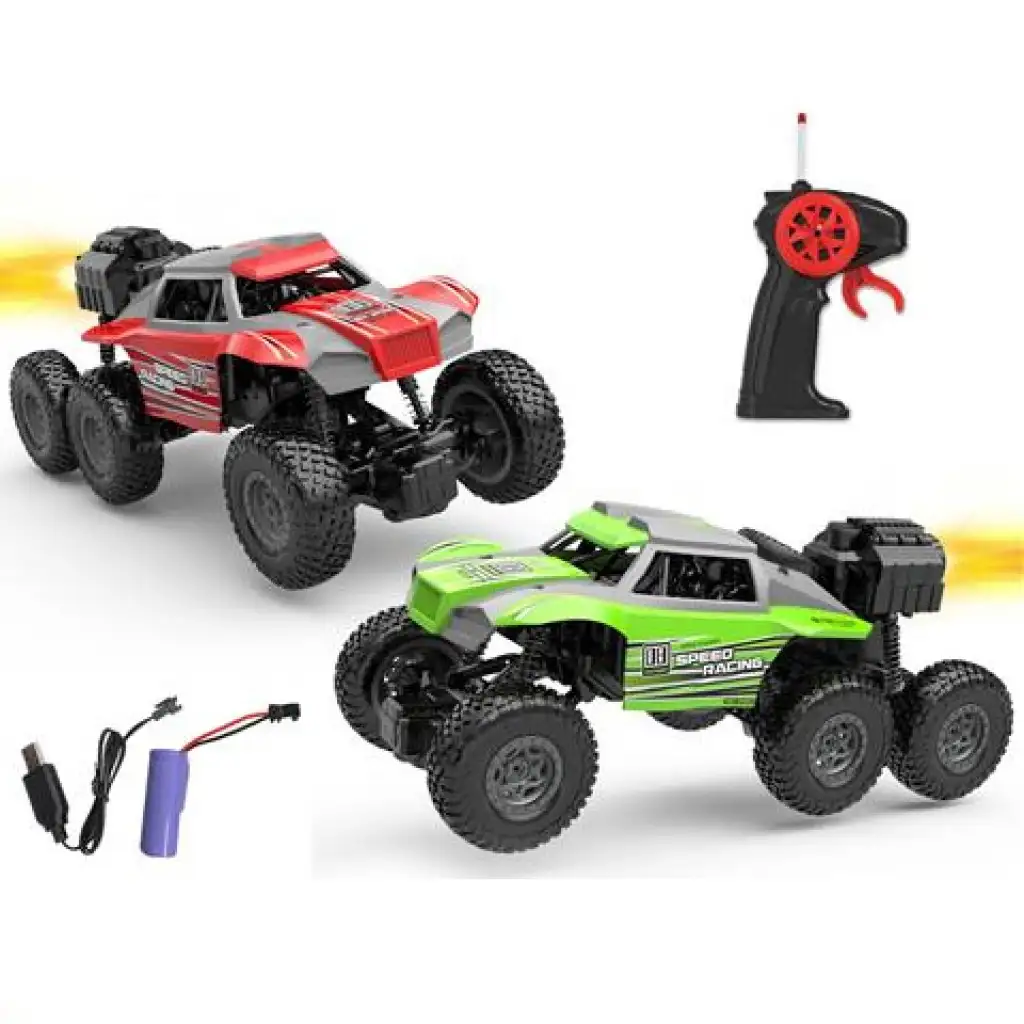 RC Flame Knight 3 távirányítós háromkerekű hegymászó járgány 27MHz 1/18 kétféle változatban kép 1