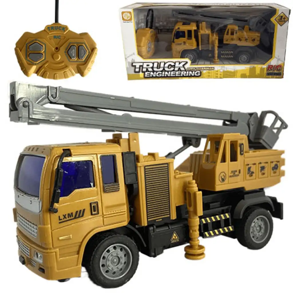 RC Távirányítós emelőkosaras munkagép 1/36-os méretarányban 22cm kép 1