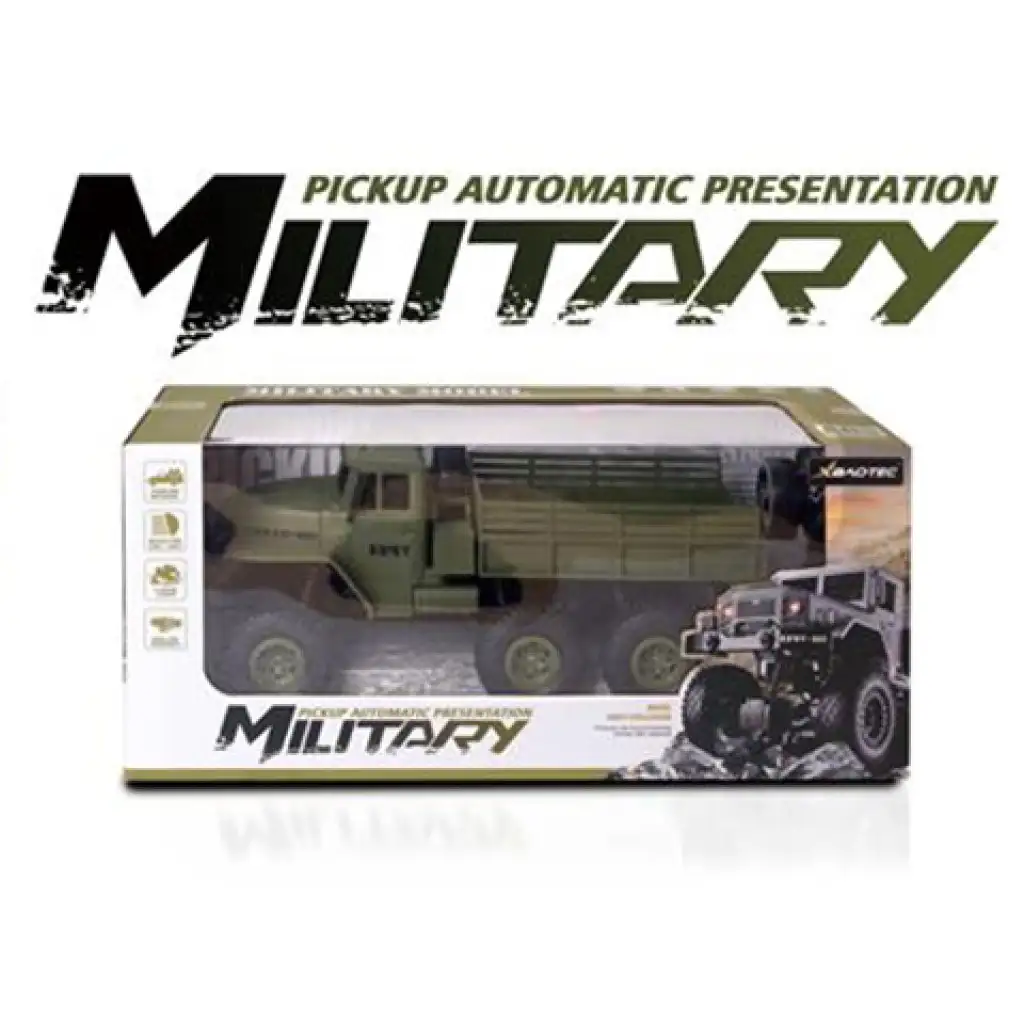 RC Távirányítós 27MHz katonai teherautó 1/18-as méretarányban kép 2