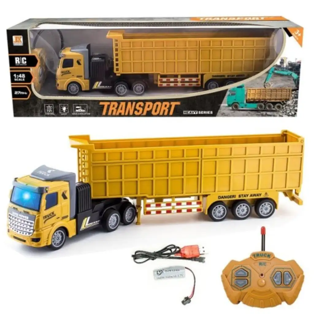 RC Távirányítós kőszállító kamion 1/48 27mHz kép 1