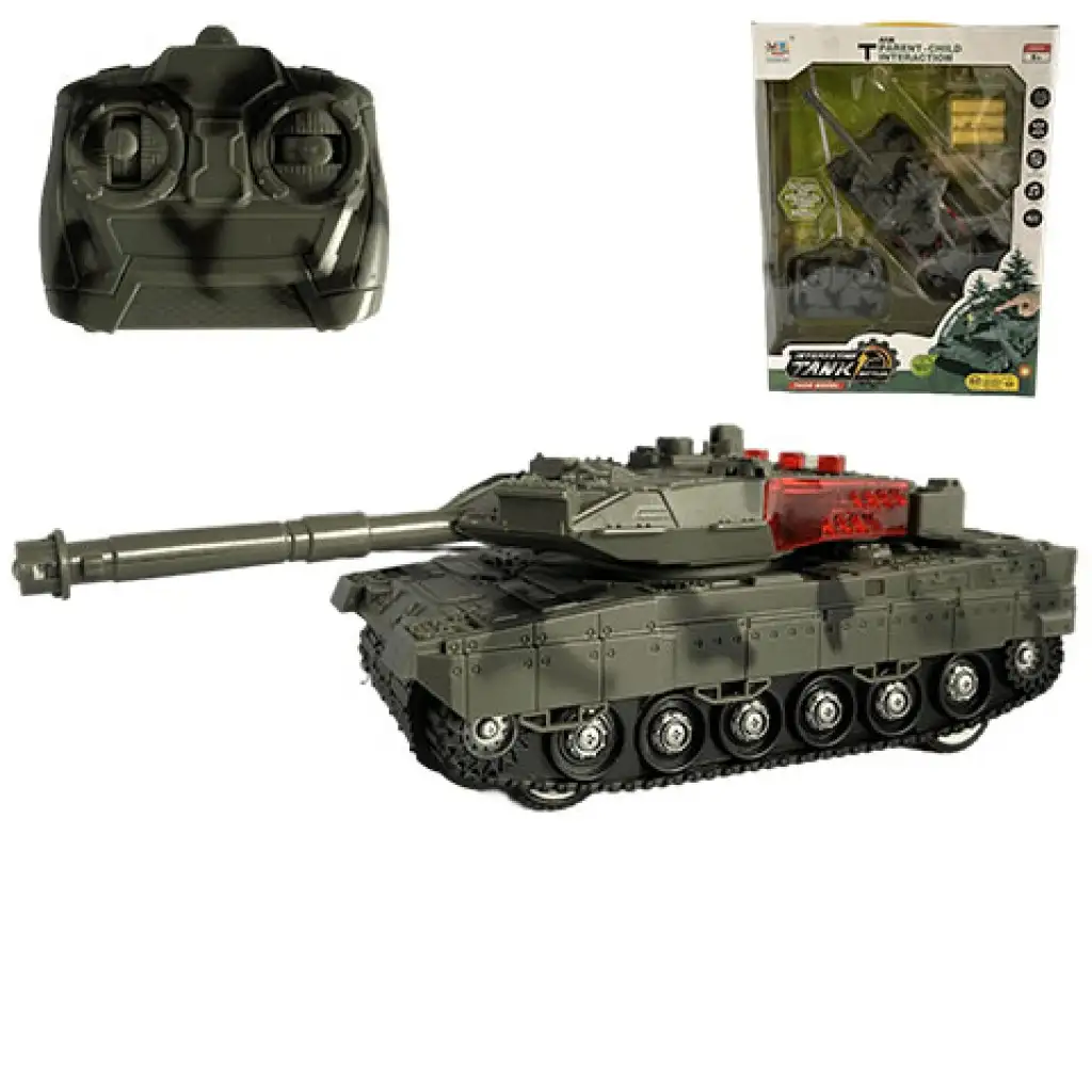 RC Távirányítós Leopard 2 tank fényeffektekkel 23cm kép 1