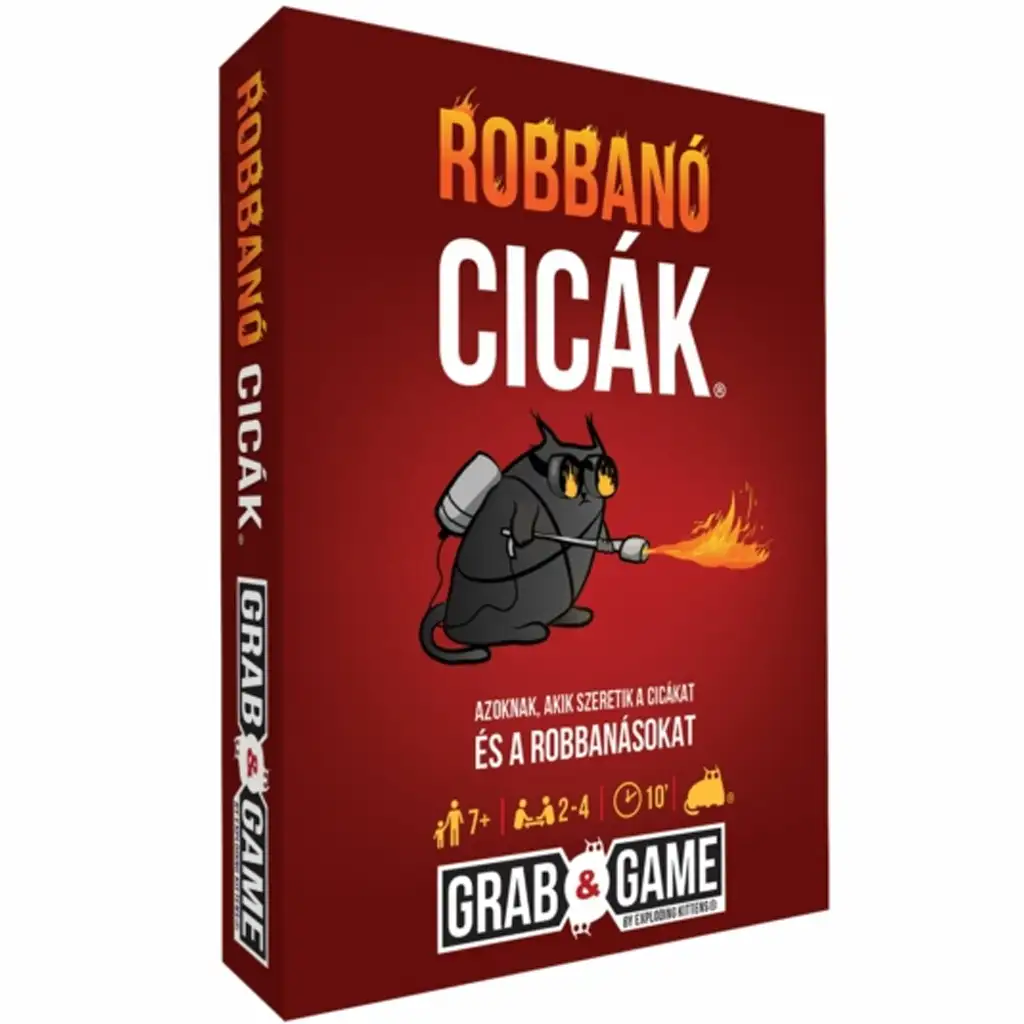 Robbanó cicák mini társasjáték kép 1