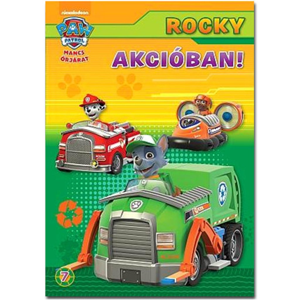 Mancs Őrjárat: Rocky akcióban! foglalkoztató könyv kép 1