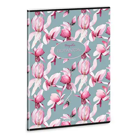 Ars Una: Rosy Magnolia A/4 extra kapcsos sima füzet kép 1