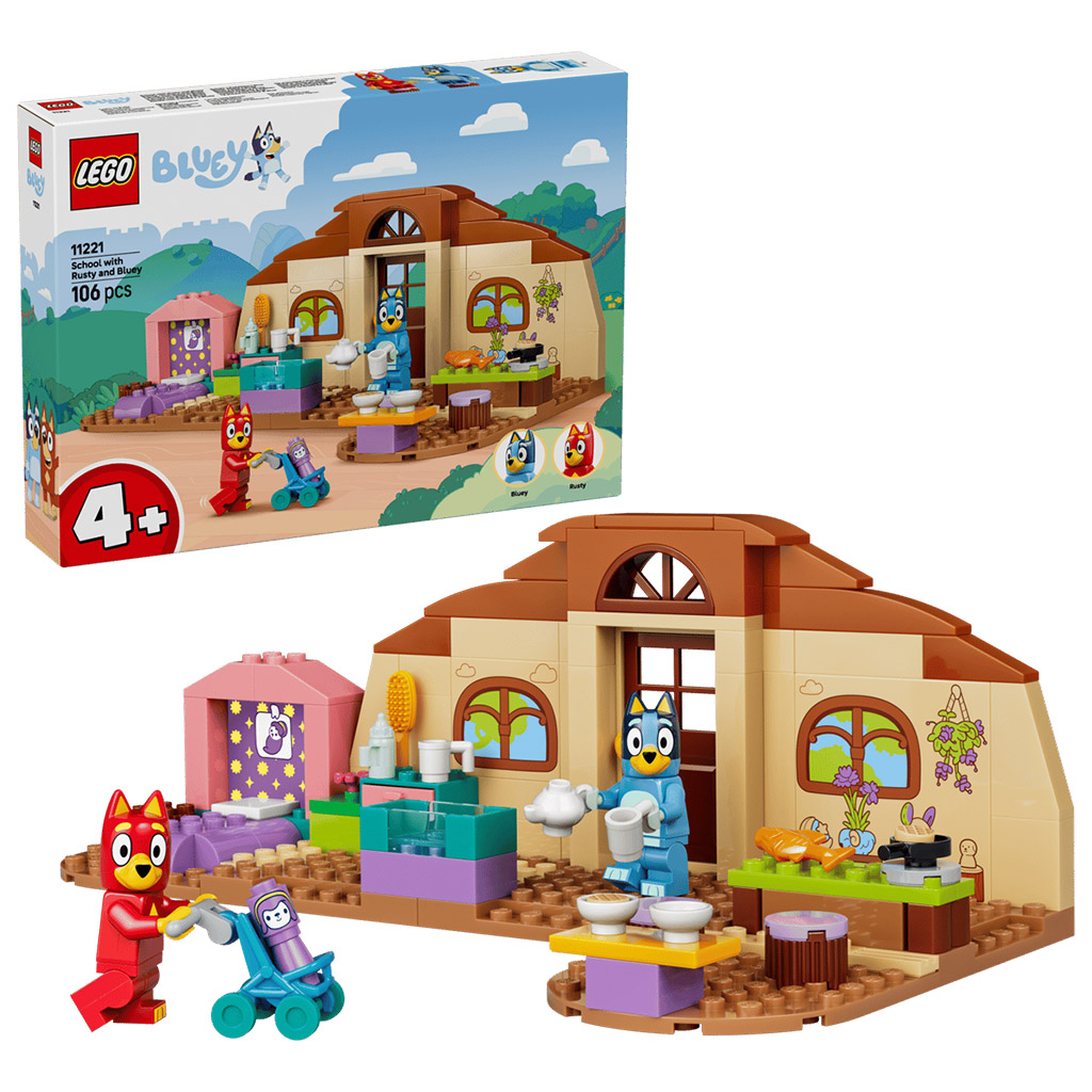 LEGO® Bluey™: Rozsdás és Bluey a suliban (11221) kép 1