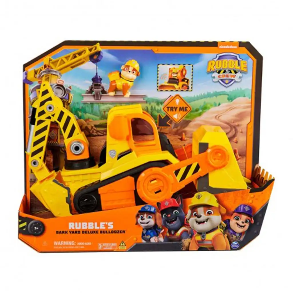 Mancs Őrjárat: Rubble és csapata - Rubble deluxe buldózere - Spin Master kép 1