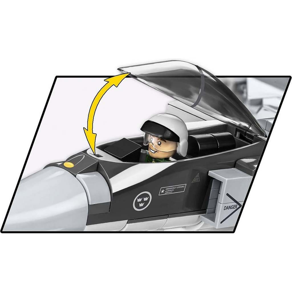 COBI: SAAB JAS 39 Gripen E repülőgép építőjáték (5820) kép 4