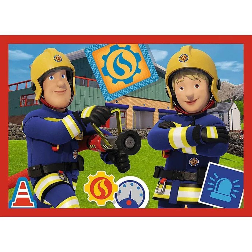 Sam a tűzoltó 4 az 1-ben 12-15-20-24db-os puzzle - Trefl kép 2